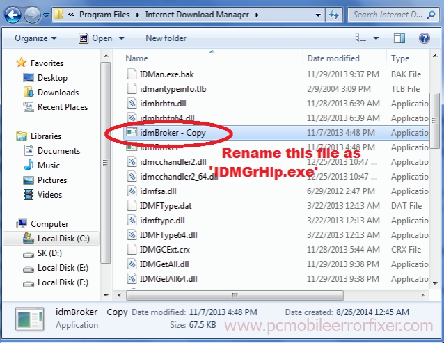 idm has been registered with fake serial number